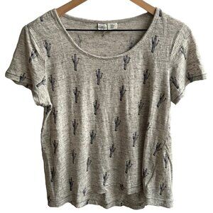 Artisan NY 100% Linen Cactus Tee Women's Size Medium